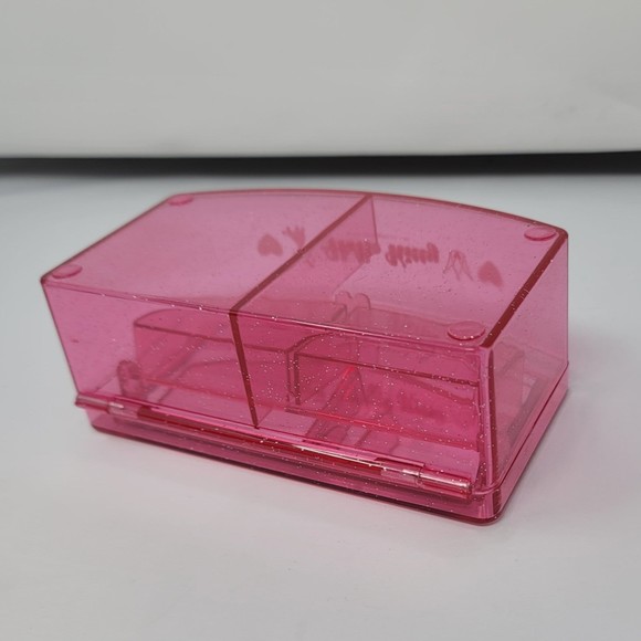 Vintage Sanrio Hello Kitty Jewelry Mirror Bear Glitter Box 2013 Rare - Picture 8 of 12